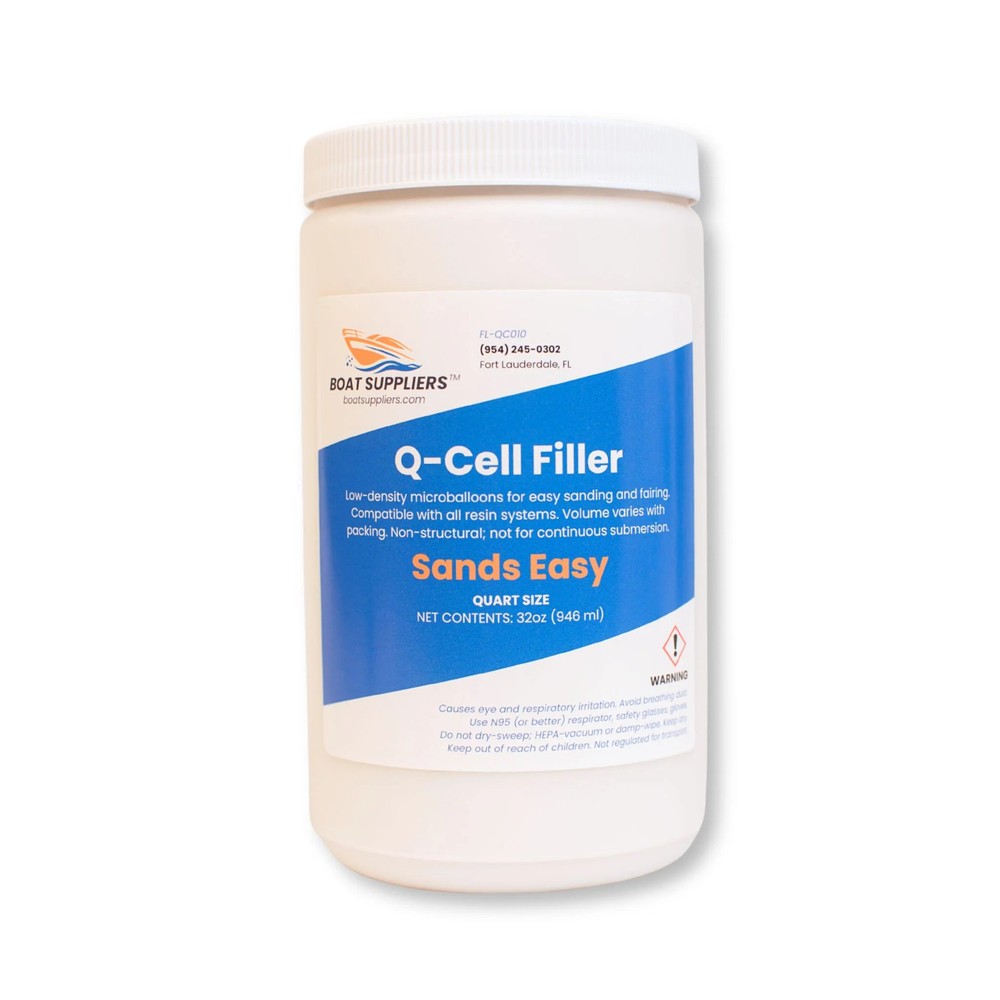 1 Quart Q-Cells Lightweight Filler for Fairing Compound Epoxy Resin Putty