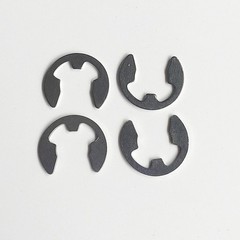 120 X Assorted M1.5 – M10mm Stainless Steel E Clips C Circlip Kit Retaining Ring