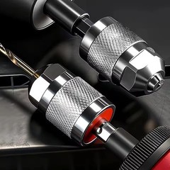 1/4″ Hex Shank Keyless Drill Chuck Adapter Quick Change Converter 0.3mm-6.5mm