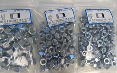 Assortment Kit Grade 5 Bolt, Nut & Washer 1496 Piece Coarse Thread Zinc Plated
