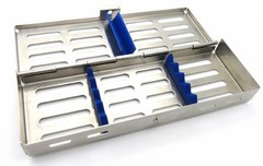 5 x Dental Sterilization Cassette Rack Tray Box For 5 Dental Surgical Instrument