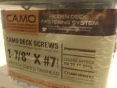 10 POUNDS CAMO Edge Deck Screw ProTech Coated Trimhead 1700-Count 1-7/8in