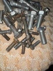 8 Pounds Of Bolts Some Large