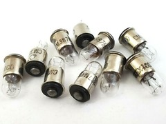 Lot of 10 CM 387 28 Volt .04A Chicago Miniature Lamps Midget Flange Base