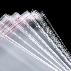 100/500Pcs Self Adhesive Peel Seal Plastic OPP Clear Bag Garment/Card/Jewellery