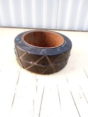 Superior Tire 12 x 5 x 8 Cushothane Polyurethane Smooth Press On Forklift Tire