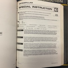 CAT Caterpillar SERVICE GRAM INFORMATION LETTERS, TEPS, ENGINE REFERENCE MANUAL