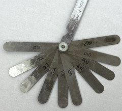 Vintage California Tool Co. FG-1 Feeler Gauge Tooling Gage 10 Blade