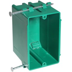 1-Gang New Work PPO Switch/Outlet Box, 18 Cu in, Listed, 1-Pack | PPO box ho…