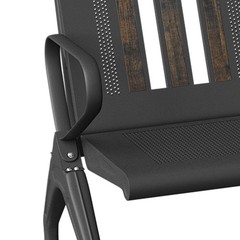 Heavy Duty Airport Waiting Chair Clinic Bench Office Reception Room Salon Black