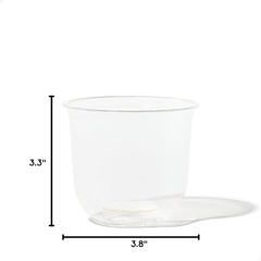 NATURAL Arc – Plant Based Clear Cold Cups 12 Oz – Plastic Alternative for Partie