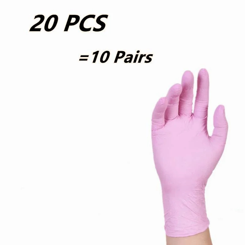 Kids Disposable Nitrile Gloves Children Powder Latex Free Household Cleaning Glo