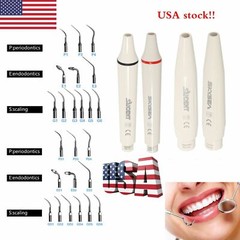 Dental Ultrasonic Piezo Scaler Handpiece / 5*Tips fit EMS SKYSEA/DTE Satelec GPE