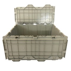 UBMOVE Handheld Attached Lid Container 21.9″ x 15.3″ x 17.2″ Gray