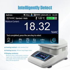 Digital Lab Moisture Halogen Heating Moisture Analyzer Meter Tester 0.001-120g