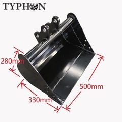 NEW Plain Trenching Bucket 500mm (19″) Mini Excavator Attachments FREE SHIPPING