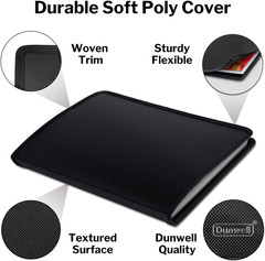 Dunwell Presentation Binder with Clear Sleeves – 8.5×11 Black Portfolio Folde