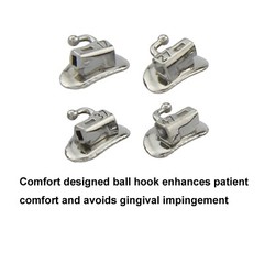 Dental Orthodontic Buccal Tubes 1st 2nd Molar Mini MBT Roth 022 Marked Laser