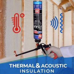 Spray Foam Insulation Kit (24Pack-25.4 oz) Expanding Foam Sealant