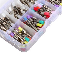 200 PCS Dental Nylon Polishing Flat Latch Polisher Prophy Brush Disposable mix