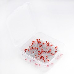 100Pcs Dental Endo Quartz Fiber Post Restorative Posts Straight/Screw 1.0-1.8mm