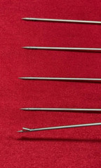 5pc-Laparoscopic Suture Passer Fascial Closure Port Closure 2.5mmx170mm Reusable