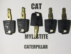 ( 5 ) pcs 5P8500 5p-8500 KEYS IGNITION KEY fits CAT EXCAVATOR e320b e320c