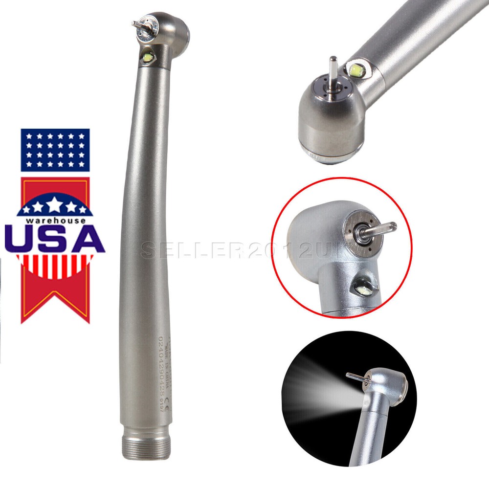 Dental Fiber Optic LED E-generator High Speed Handpiece 2HOLE Borden