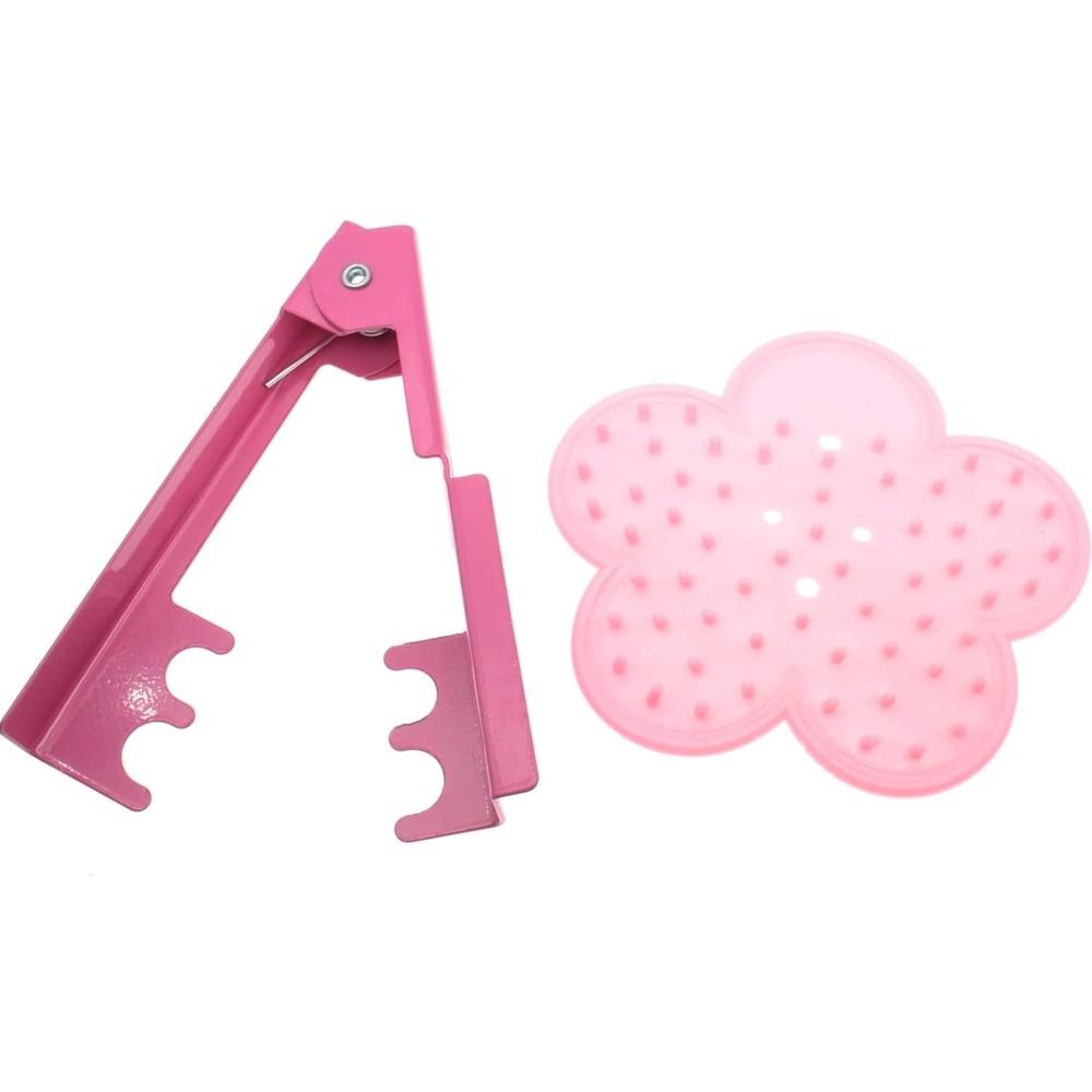 Rose Thorn Stripper Tool Set Pink Soft Plastic Metal