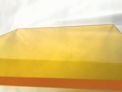 SALE 1/2″ (12mm) Transparent Yellow 12×12″ Acrylic Plexiglass Sheet AZM Displays