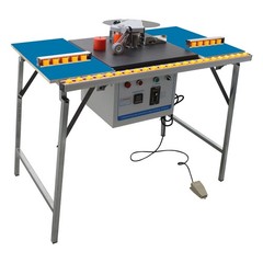 USED! Automatic Straight/Curve Edge Banding Machine With Stand Platform 110V