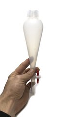 Eisco Labs 100ml Polypropylene Separatory Funnel with Screw Cap and Stopcock