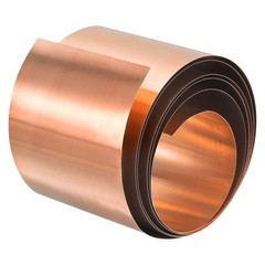 Copper Sheet Roll Metal Foil Plate 3000mm x 50mm x 0.05mm