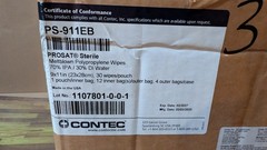 PROSAT Sterile PreSaturated Cleanroom Wipes Case 48 Packs of 30 Exp 02/2027