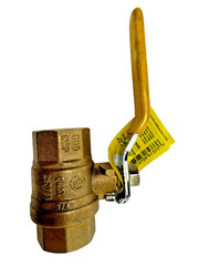 Apollo 94A-104-01 3/4″ NPT Brass Ball Valve, Full Port 600-psi CWP, Lever Op.