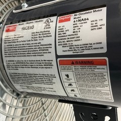 DAYTON Heavy-Duty 30″ Industrial Shop Fan 1/2-HP • 115V AC • Wall-Mount