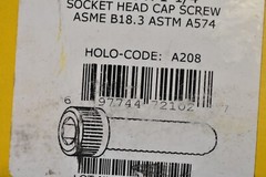 Holo Krome Coarse Thread Socket Head Cap Screws 100 Pack 1/4″-20 x 1-1/4″