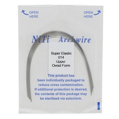 Dental Orthodontic Elastic Niti Arch Wire Round Ovoid 012 014 016 18 Upper Lower