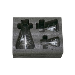 Premium Flask Set, 250ml, 100ml & 50ml – Borosilicate Glass – Eisco Labs