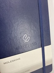 Elastic Path Moleskine Dotted Notebook Blue NEW CM348