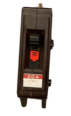 Wadsworth A120NI 20 Amp 1 Pole 1P Type A Plastic FOOT Breaker A120N A120
