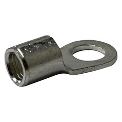 (25) Non-Insulated 4 Gauge 3/8″ Ring Terminal Uninsulated Wire Connector – USA
