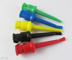 1set PA Copper Flexible Large Test Hook Clip Probes 5Colors High Quality Nylon