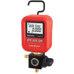 Digital Single Manifold Gauge, HVAC Refrigerants Digital AC Gauges Pressure