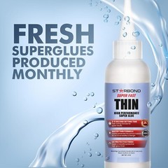Starbond 4 oz. Super Fast Thin – Super Glue (Premium Cyanoacrylate CA Glue)
