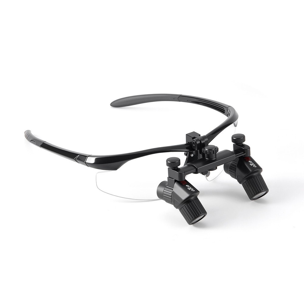 3.0X-6.0X Dental Medical Surgical Headband Binocular Loupes +LED Head Light