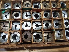 lot of 38 HARDINGE 5C COLLETS assorted used original boxes