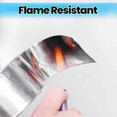 Aluminum Foil Tape 5″ X 150FT, Heat Reflective Professional Heat Resistant Tape