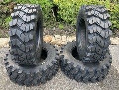 4-NEW HD 10-16.5 Skid Steer Tires for Bobcat & more-10X16.5-Forerunner SKS9-12PR