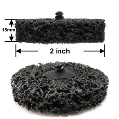 10PCS 2″ Roll Lock Die Sanding Discs Grinder Stripping Paint Rust Removal Wheels